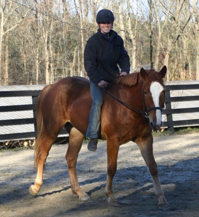 Firefly is quiet enough to ride bareback.