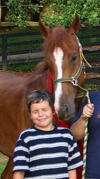 Honor and Valor with his new boy Jordie  - July 18, 2005