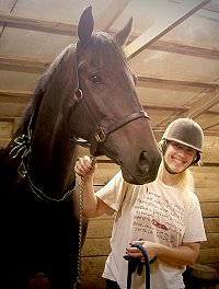 Irish Morning Mist and  his mom
