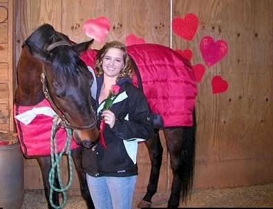 Irish Morning Mist and his mom Megan.
