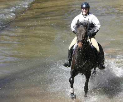 Joe Bear and his mom Paula Gunnels. March 4, 2007