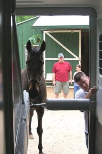 Joe Bear gets a new trailer. June 2, 2007