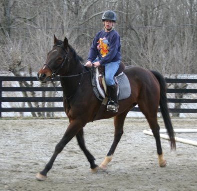My Sparky Boy and visitor Brittany Scholfield. February 24, 2006