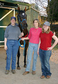 Prospect Horse - Miss with Attitude and her new family
