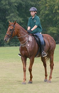 Secret taught Alex how to ride.