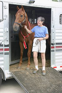 Secret arrives at his new home in Aiken, SC 