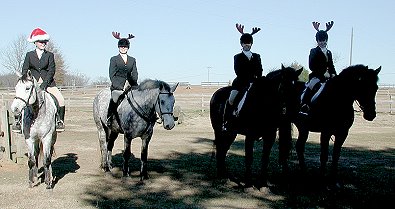 Smokey attended the Belle Meade Hounds Christmas fox hunt