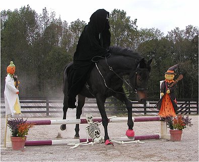 Two Thumbs Up test out his Halloween costume.