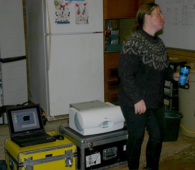 Digital x-rays give immediate results.