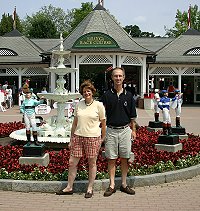 The Clubhouse Gate at Saratoga Racecourse