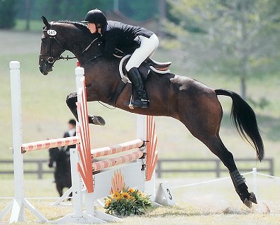 Elisa Wallace and Jackson finish first at Poplar Place Farm