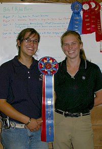 Rachael and Elisa! Two happy ladies.