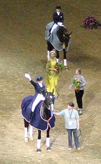 World Cup Dressage Champion - Anky van Grunsven of the Netherlands won her seventh World Cup Final.