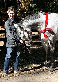 Multiple horse owner, Stephanie Bone, owns several OTTBs.