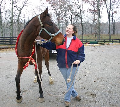 Kate Helms and My Sparky Boy. December 4, 2006