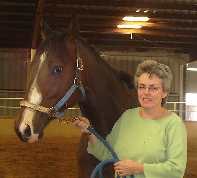 Storm Shooter with his new mom Dr. Paula Chor