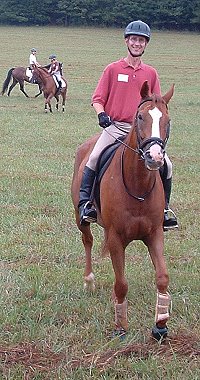 Barry and Darcy with Freddy and Hoopla behind.